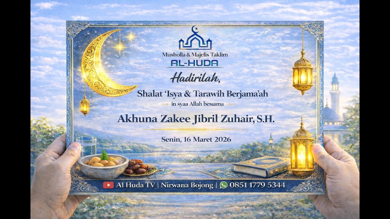 Shalat 'Isya & Tarawih 27 Ramadhan 1447 #puasa #ramadhan #ZakeeJiibril #alhudatvnirwanabojong