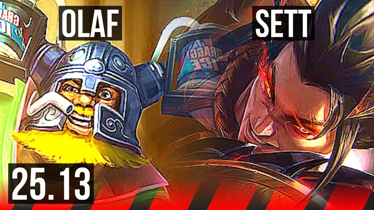 OLAF vs SETT (TOP) | Penta, 15/0/5, Legendary | EUW Diamond | 25.13