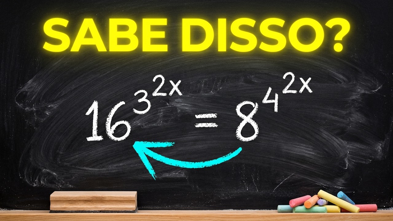Essa Equação Exponencial com Bases Diferentes não é tão Simples