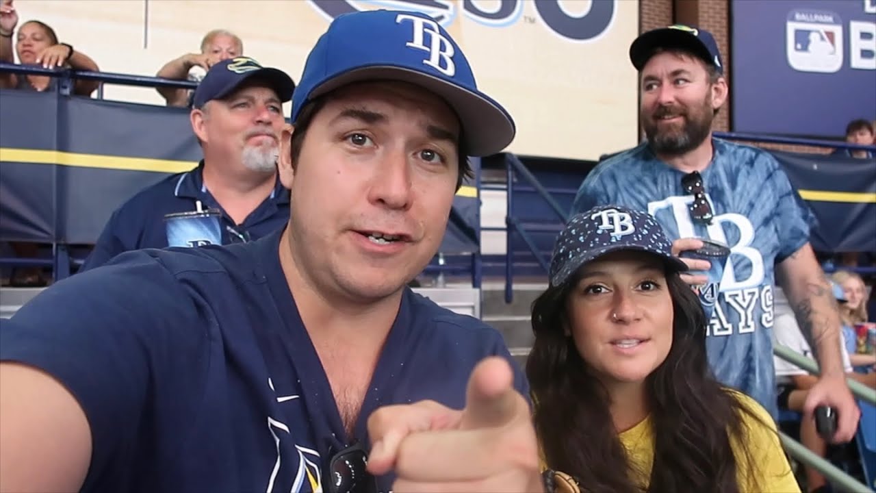 We Bought a Baseball From a ROBOT and got BEAT by CLEVE-LAND at Tropicana Field - Come on… Rays!