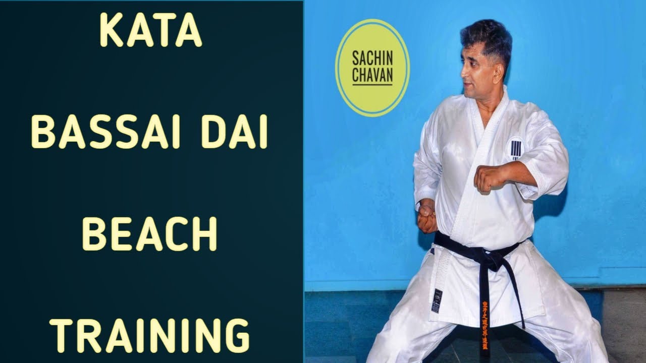 KARATE ON BEACH | BASSAI DAI KATA | BOOST VITALITY IMMUNITY | BUJUTSU | KWF INDIA Budo Karate @ Best