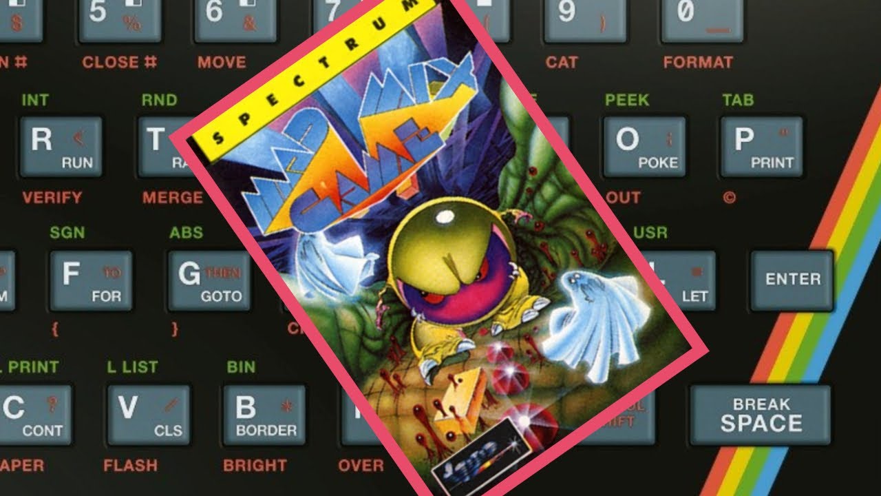 MAD MIX GAME - ZX Spectrum - Topo Soft - Nunca Comer Cocos fue tan Divertido.