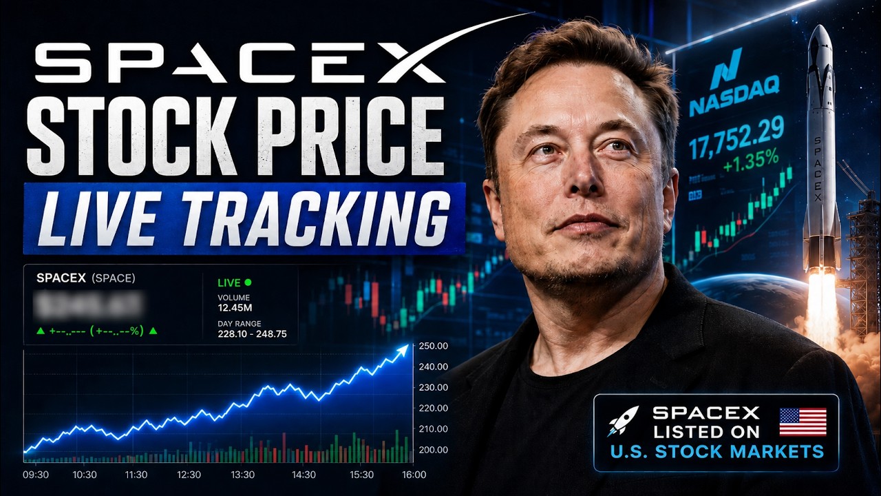 Space X Stock Price LIVE: SpaceX NASDAQ Listing | US Stock Market LIVE | SpaceX Listing Price