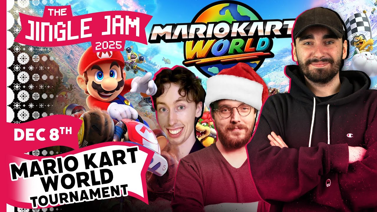 Mario Kart World Tournament | Jingle Jam 2025 Day 8