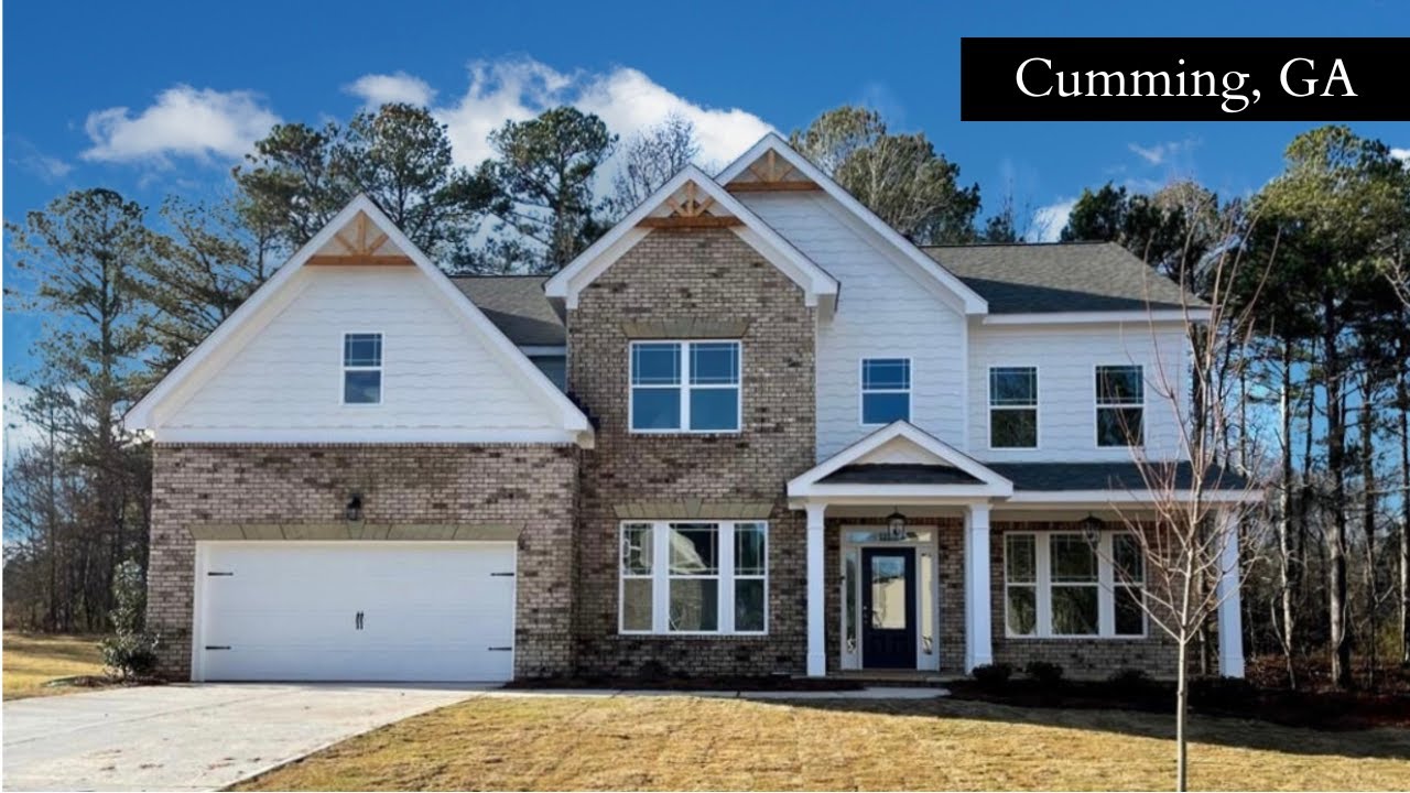 MUST SEE- A SPACIOUS NEW CONSTRUCTION HOME FOR SALE IN CUMMING, GEORGIA- 5 Bedrooms - 4 Bathrooms