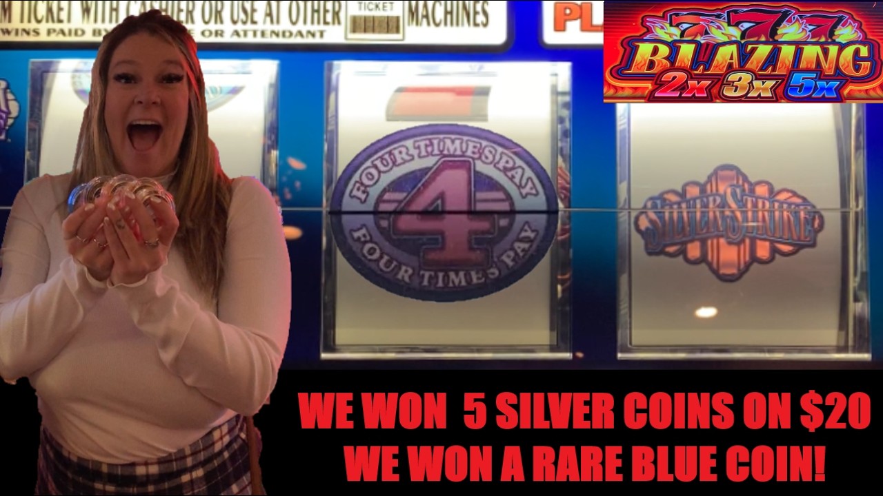 НЕВЕРОЯТНО! Я поставил 20 долларов в этот игровой автомат SILVER STRIKE и выиграл 5 серебряных и ...
