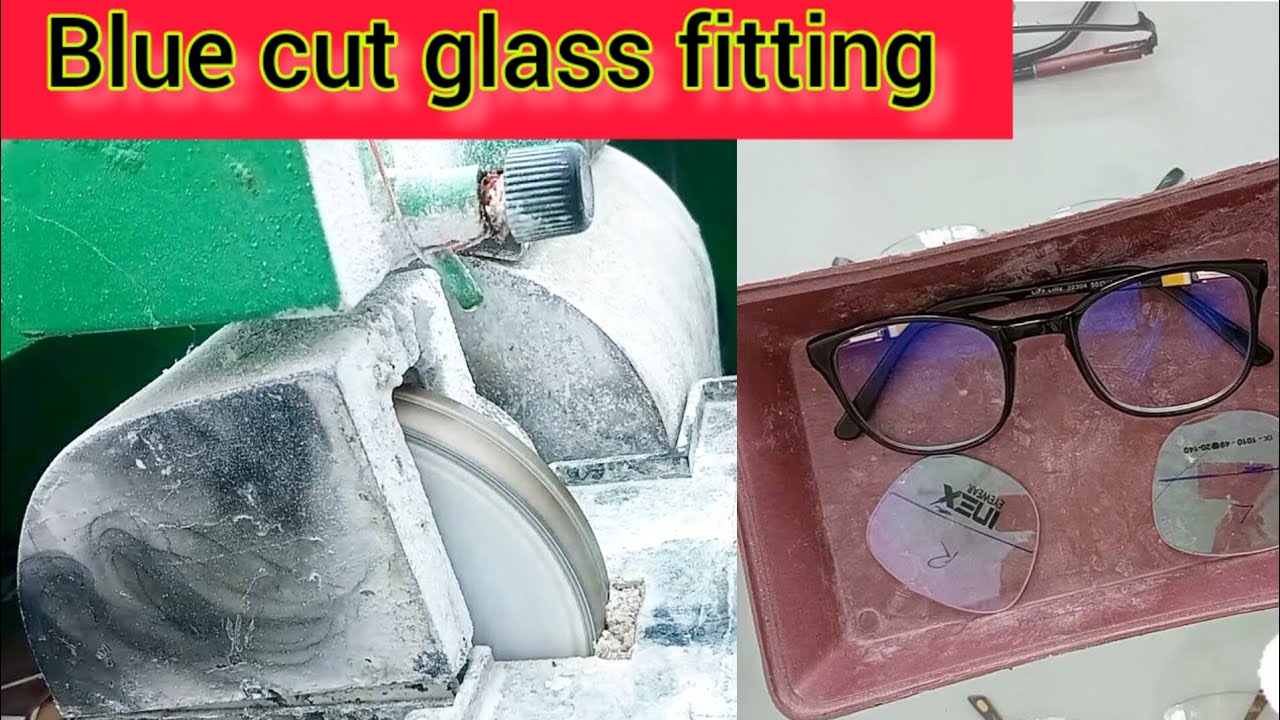 optical lens fitting by machine
