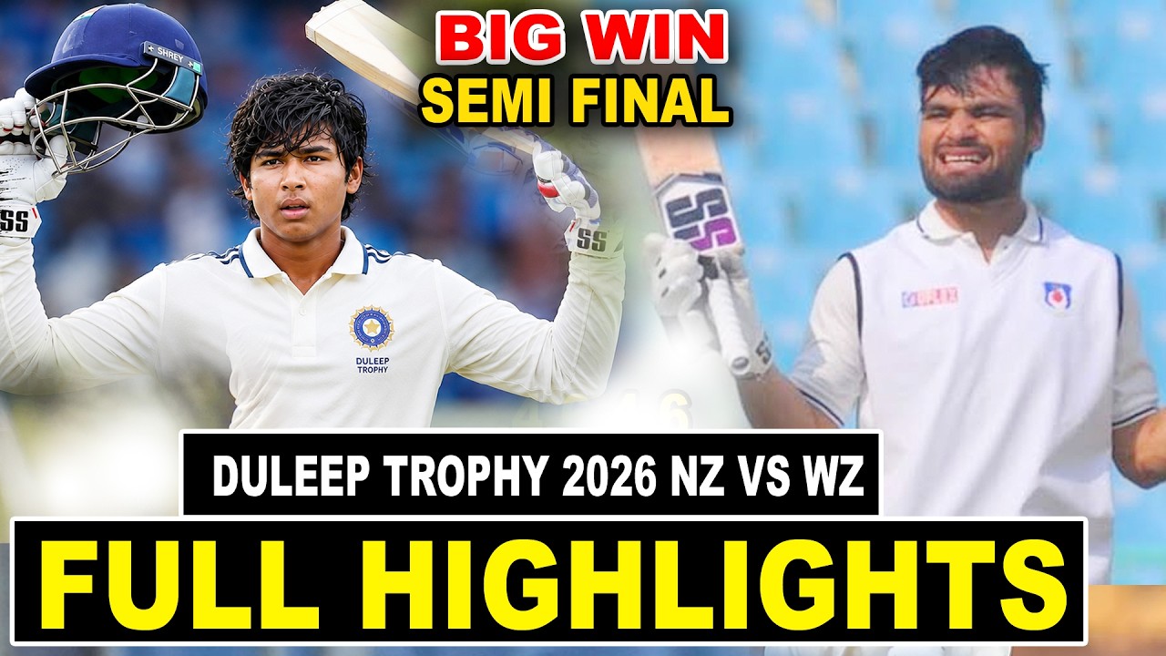Full Highlights Duleep Trophy Semi Final Day 3 Highlights 2026|Ezone vs Czone Day 3 Highlights