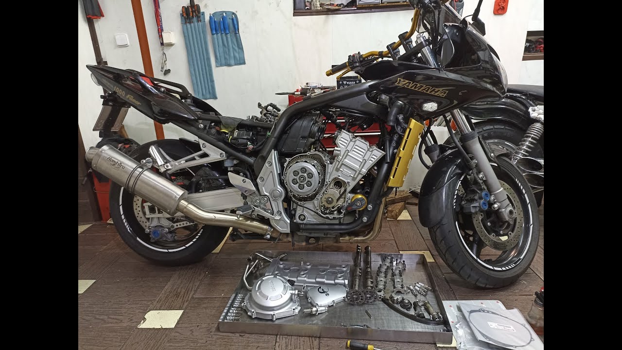 YAMAHA FZS1000 FAZER - sprzęgło, rozrząd, zawory, gaźnki, synchro, TPS oplot, mody zawieszenia, itp👌