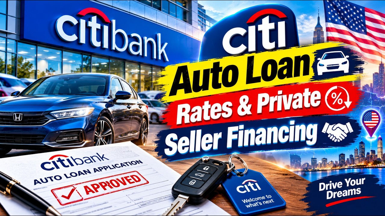 Citibank Auto Loan 2026 | Rates, Private Seller Financing & Car Loan Options