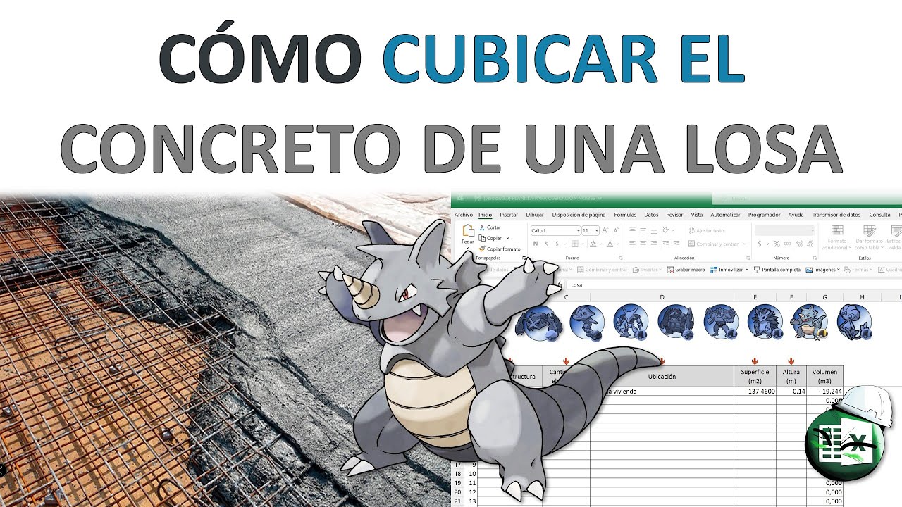 🚧CUBICAR CONCRETO PARA LOSAS (Planilla versión 2.0🌐📈)