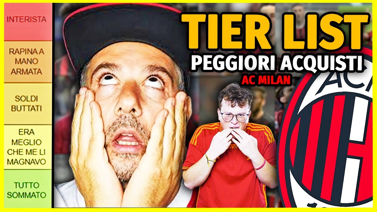 TIER LIST OF THE WORST AC MILAN PURCHASES IN HISTORY (YUCK!) - SICKWOLF and TOTAL FRED