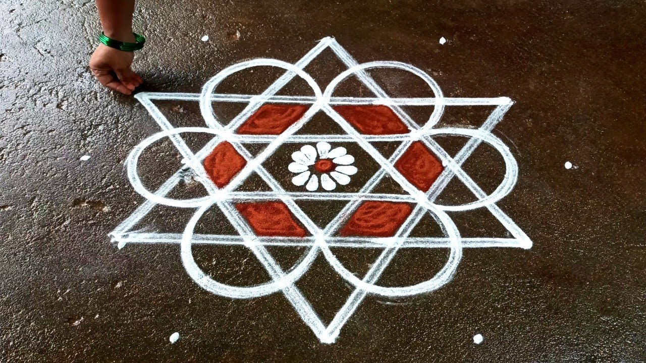 Karthigai deepam star padi kolam|5*3 Karthika masam muggulu| pandaga muggulu|Beautiful Superrangoli