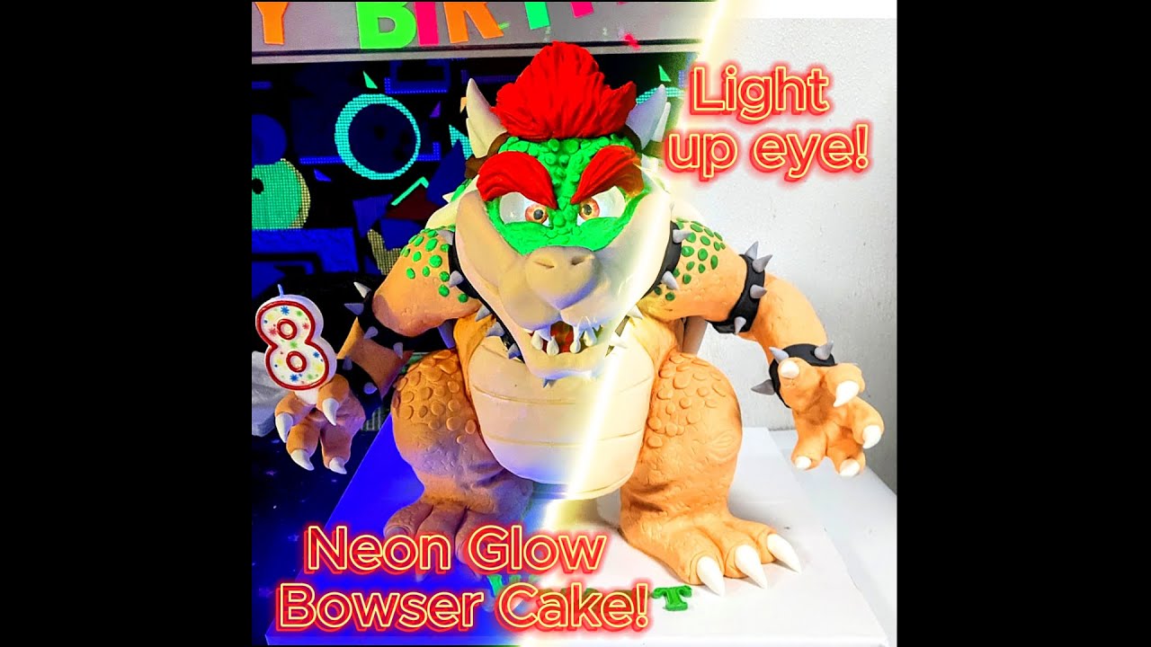 Sculpted Bowser Cake Tutorial from The Super Mario Bros. Movie. | Sculpted cake | King Bowser Cake