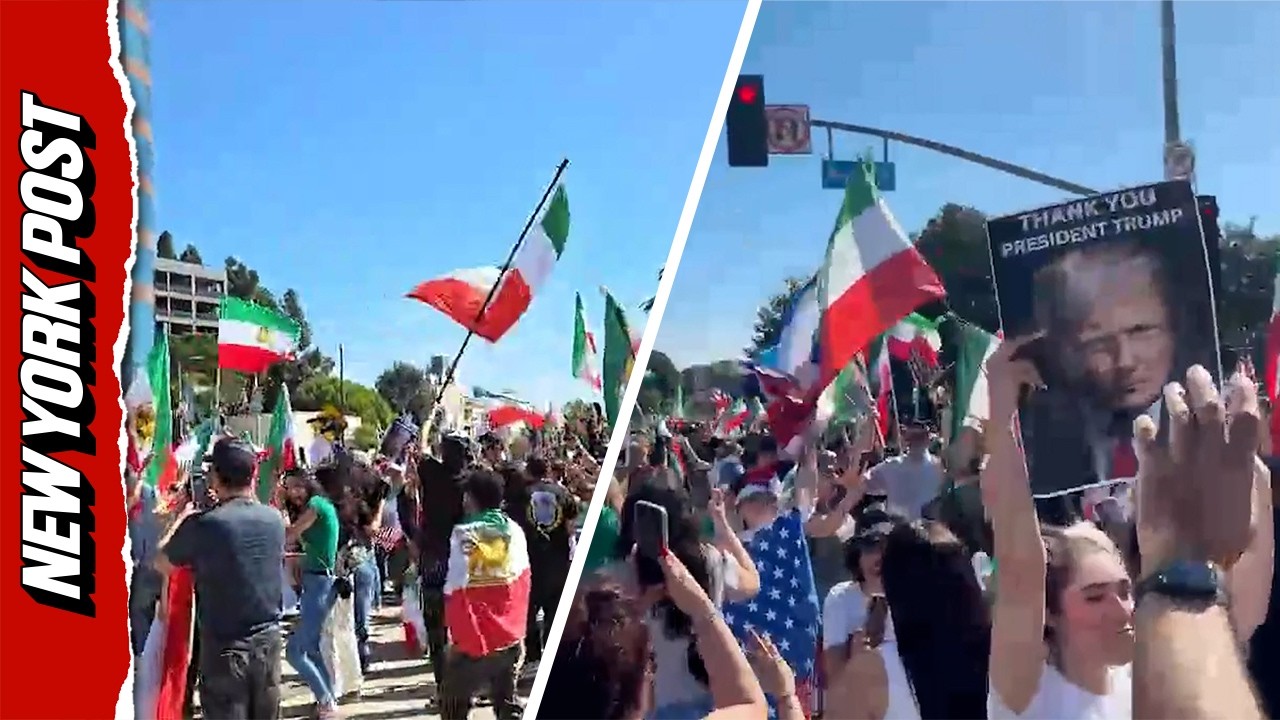 People Celebrate In Streets Of LA After Iranian Supreme Leader’s Death