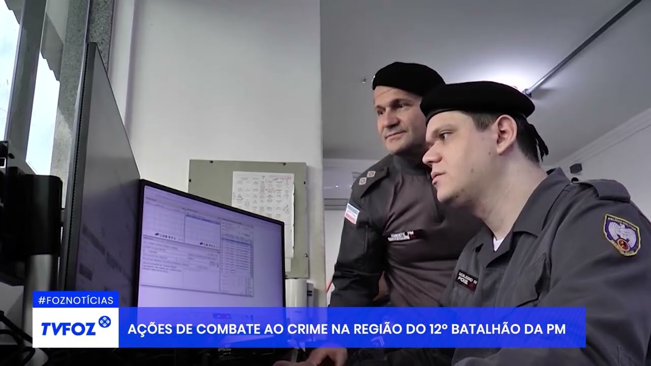 Ações de combate ao crime na região do 12º Batalhão da PM