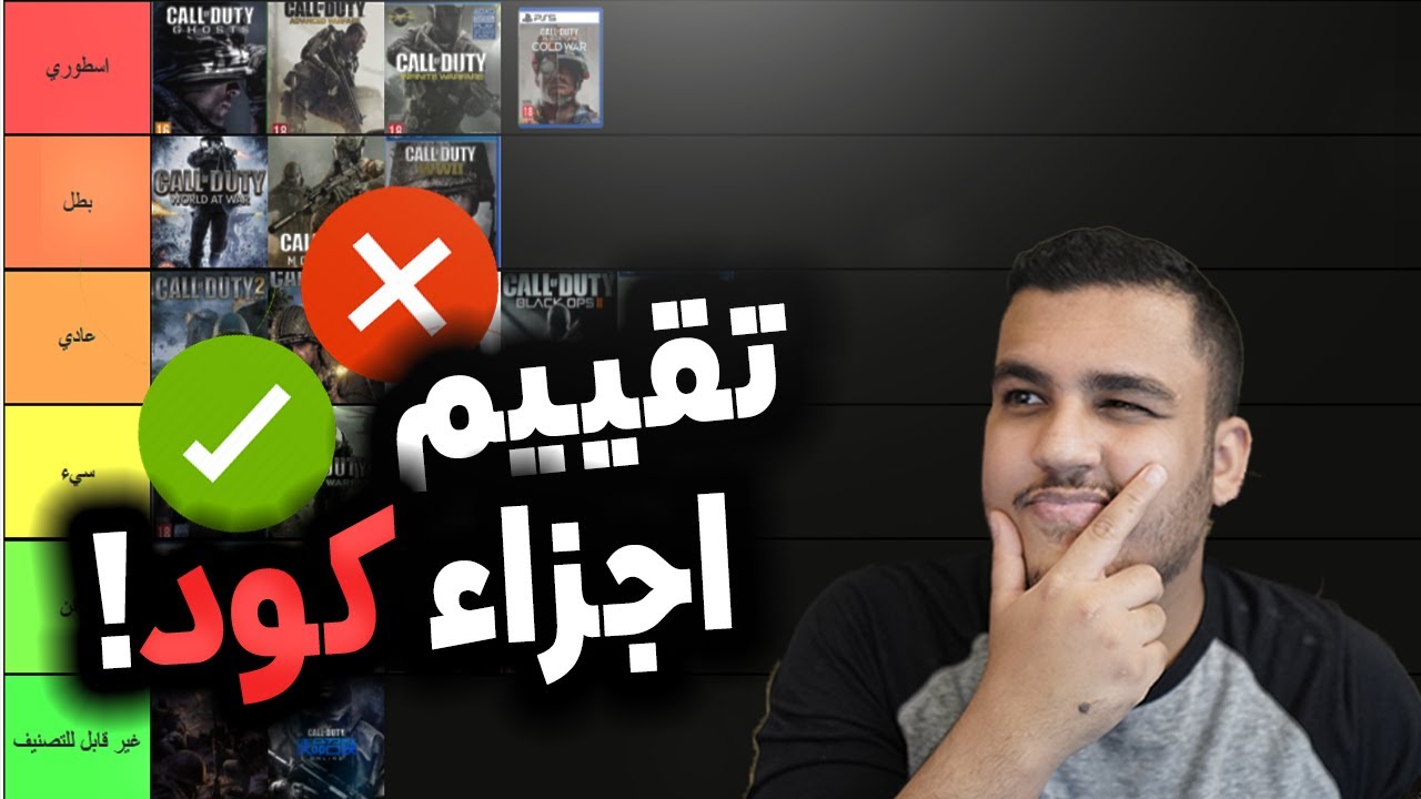 لو انت مكاني وش بتختار؟ | تقييم اجزاء Call of Duty