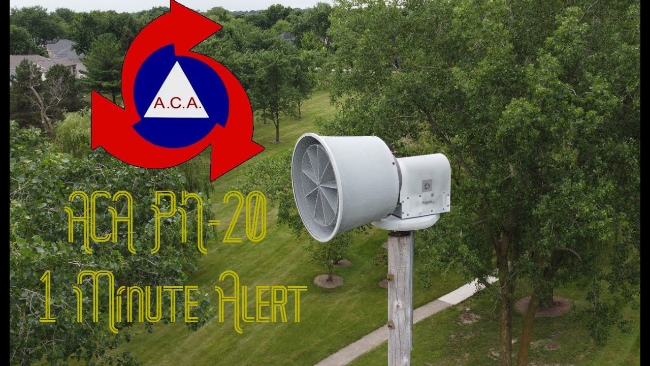 Elk Grove, IL ACA PN-20 Siren Test, Alert