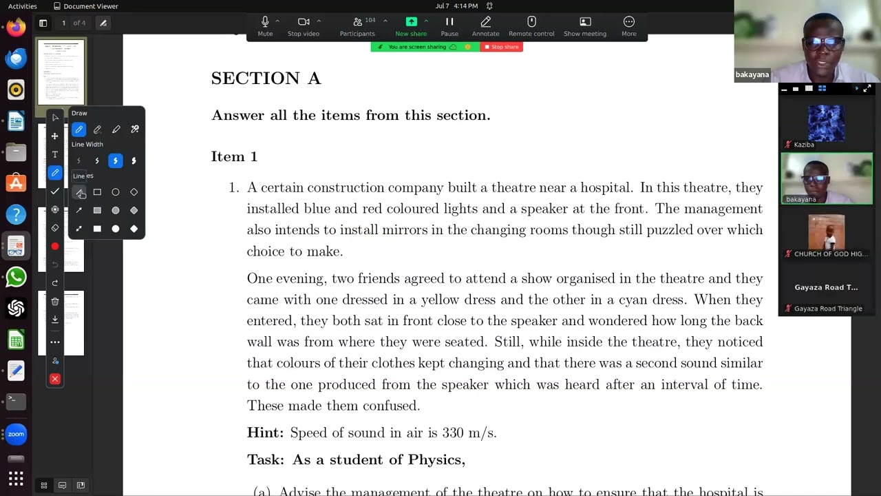 S.4 Physics Facilitation  || new curriculum || Mock preparations
