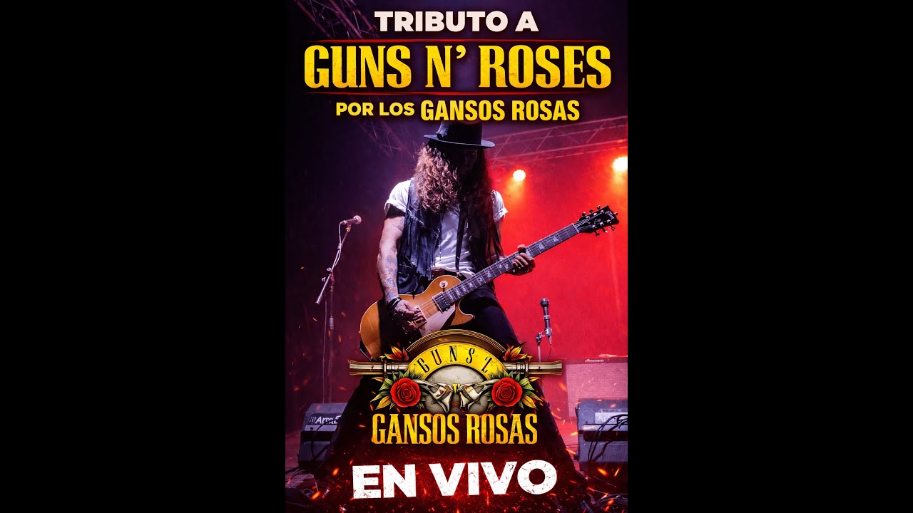 Tributo a Guns N’ Roses por Gansos Rosas | Concierto Brutal en Directo