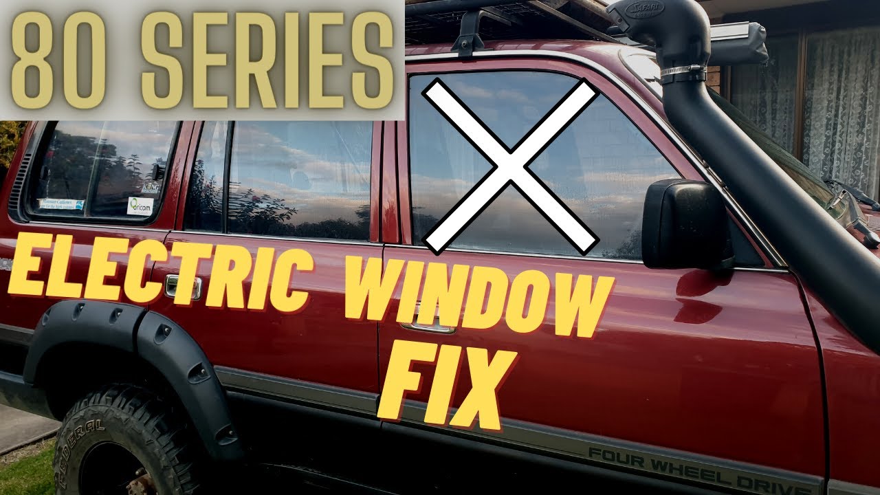 How To Replace A Power Window Motor And Regulator - 80 Series Landcruiser