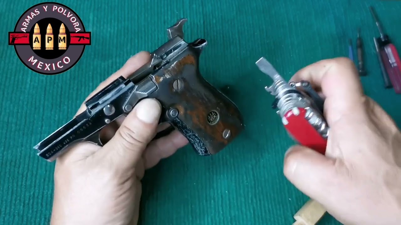 BROWNING BDA CALIBRE . 380 DESARME (DISASSEMBLY)