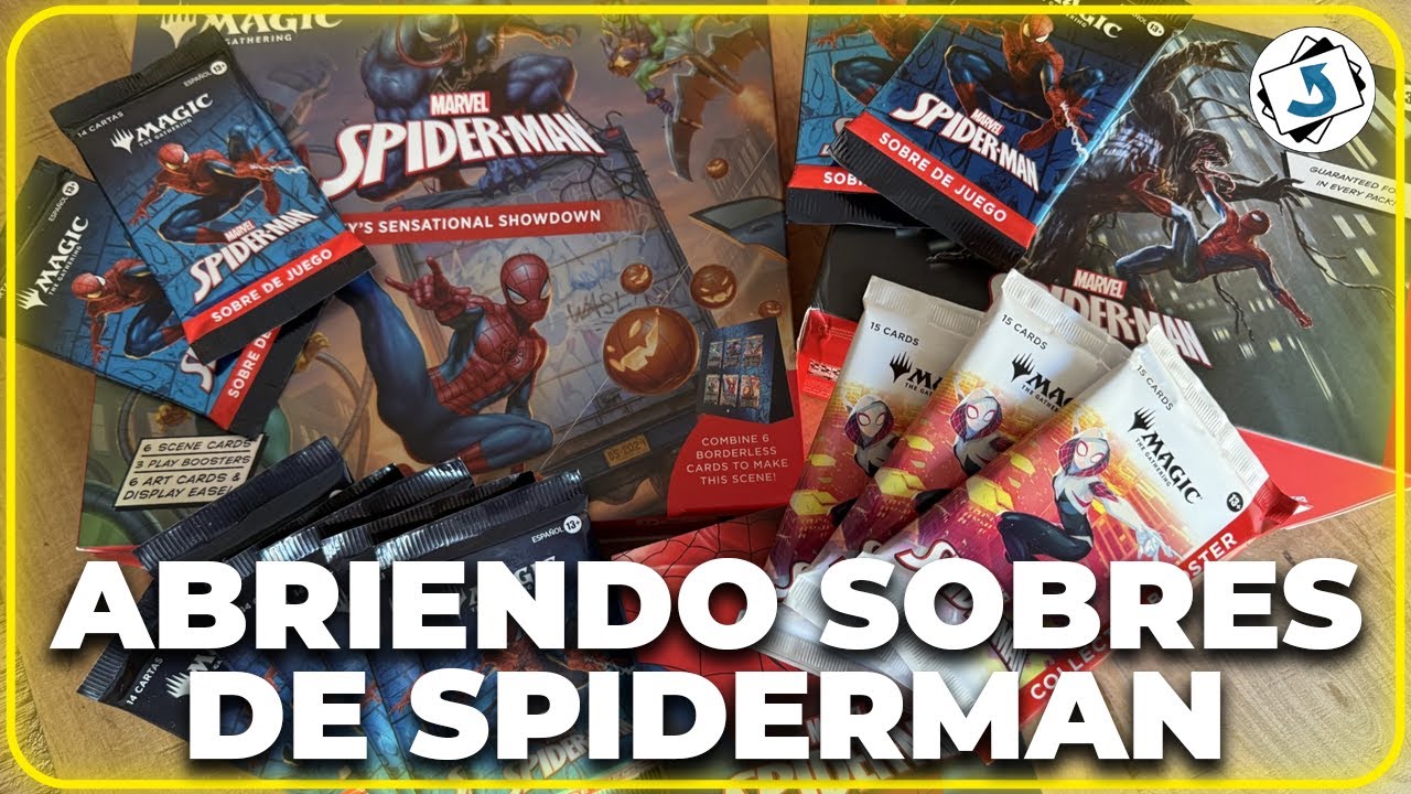 Abriendo SOBRES y MÁS COSAS DE MTG SPIDERMAN | GIRANDO CARTONES