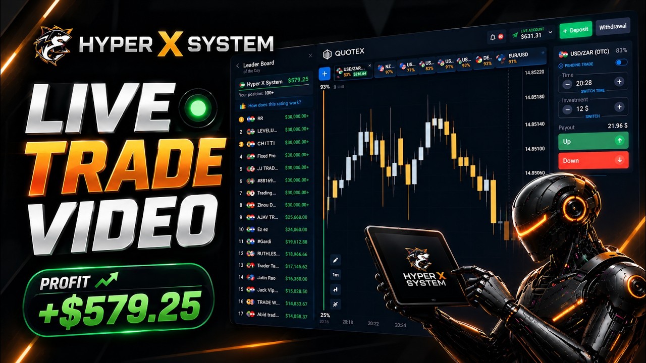Hyper X System Live Trading Video 🎯| The Ultimate Game Changer for Binary Options Traders 2026