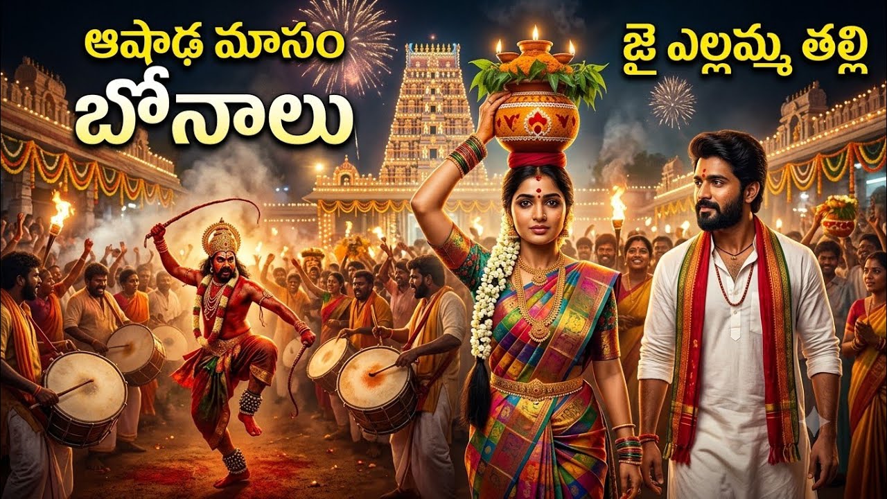 Title:🔥 Ashada Masam Bonalu 2026 | Cinematic Telangana Bonalu Festival | Ellamma Folk Song