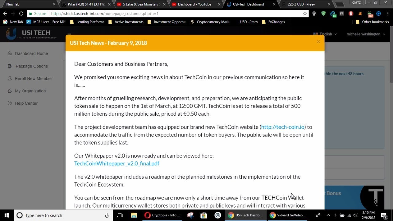 USI Tech Update 2-9-18