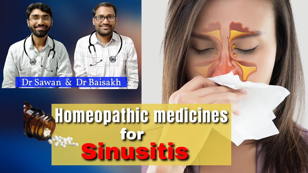 Homeopathic medicines for sinus problem | sinusitis की होम्योपैथिक दवा | Dr Sawan & Dr Baisakh