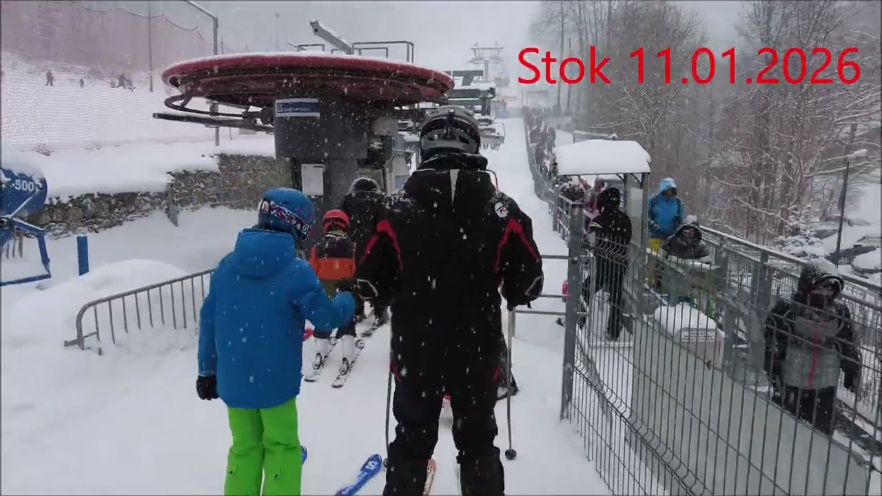 Narty Stacja Narciarska Stok 11 01 2026