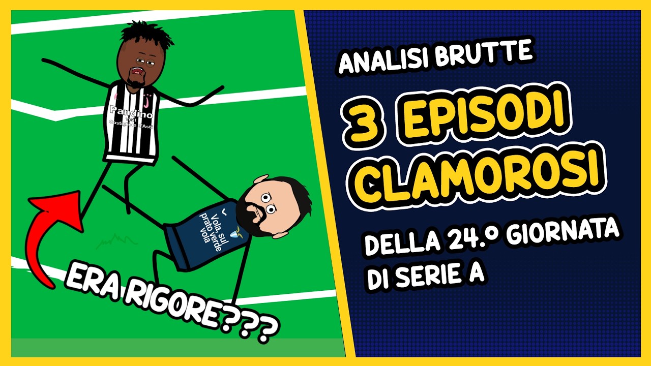 RIGORE SU CABAL, VERGARA E FUORIGIOCO INTER | 3 EPISODI della 24° di Serie A - Analisi Brutte