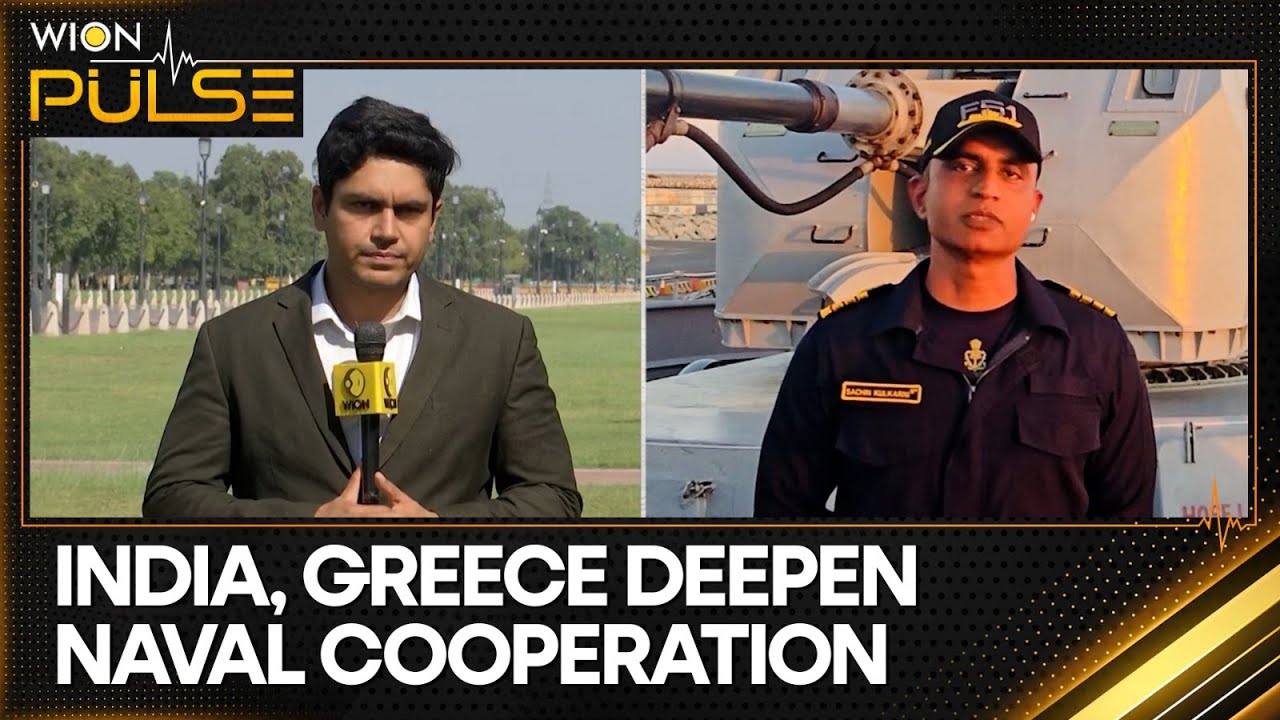 Indian Stealth Frigate Conducts Drills With Hellenic Navy | PULSE | WION