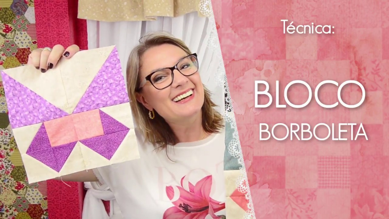 BLOCO BORBOLETA DE PATCHWORK | Dica de Sexta