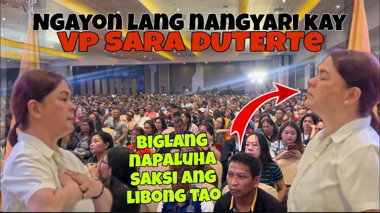 OMG BUMUHOS ANG LUHA!!VP SARA DUTERTE HINDI NAPIGILAN ANG PAGLUHA! NA SHOCK ANG LAHAT NG NAKASAKSI!!