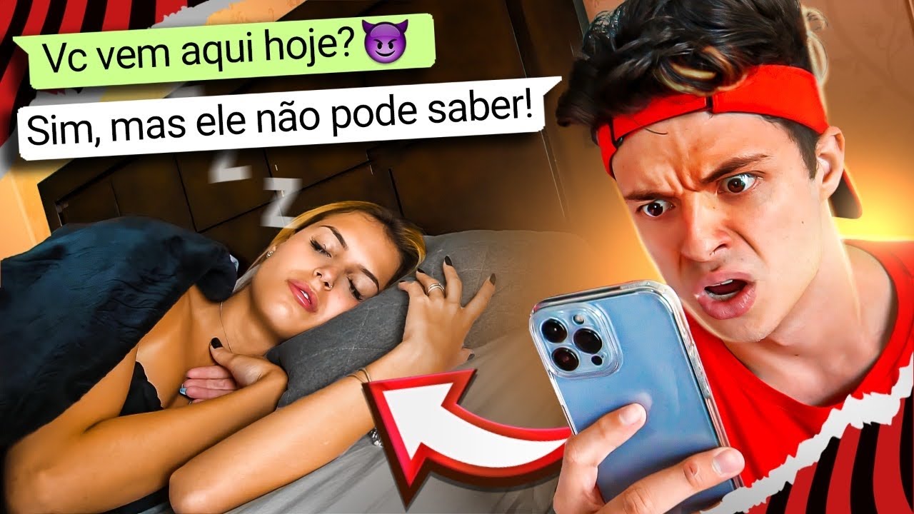 INVADI O WHATSAPP DA MINHA NAMORADA ESCONDIDO E NÃO ACREDITEI NO QUE EU VI!