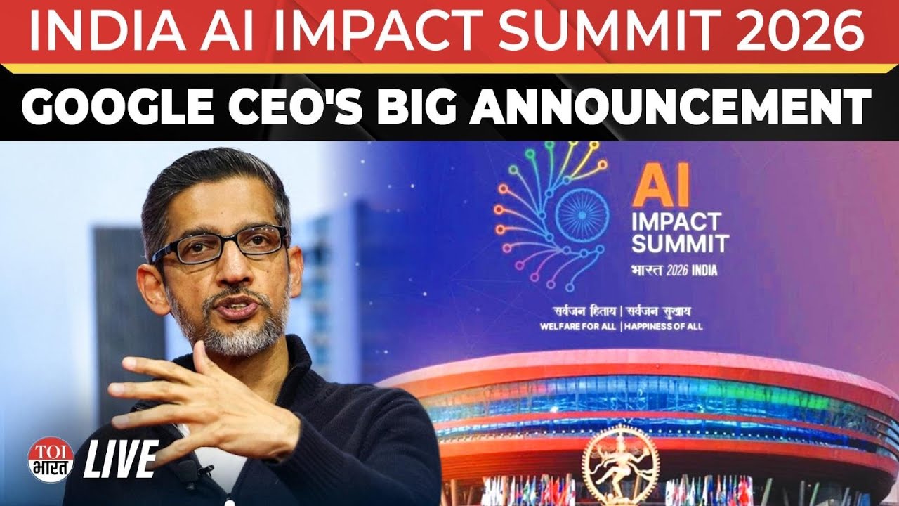 LIVE: Google CEO Sundar Pichai, Demis Hassabis Speak At News Conference | India AI Impact Summit