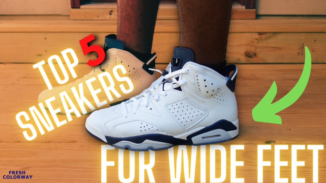 5 Fresh Sneakers For Wide or Flat Feet