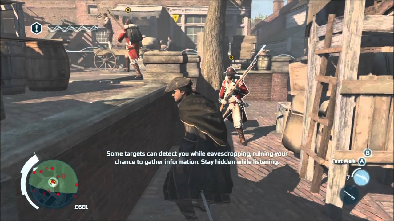 Assassins Creed 3 - Sequence 2 - Mission 2 - The Surgeon - Full Synch