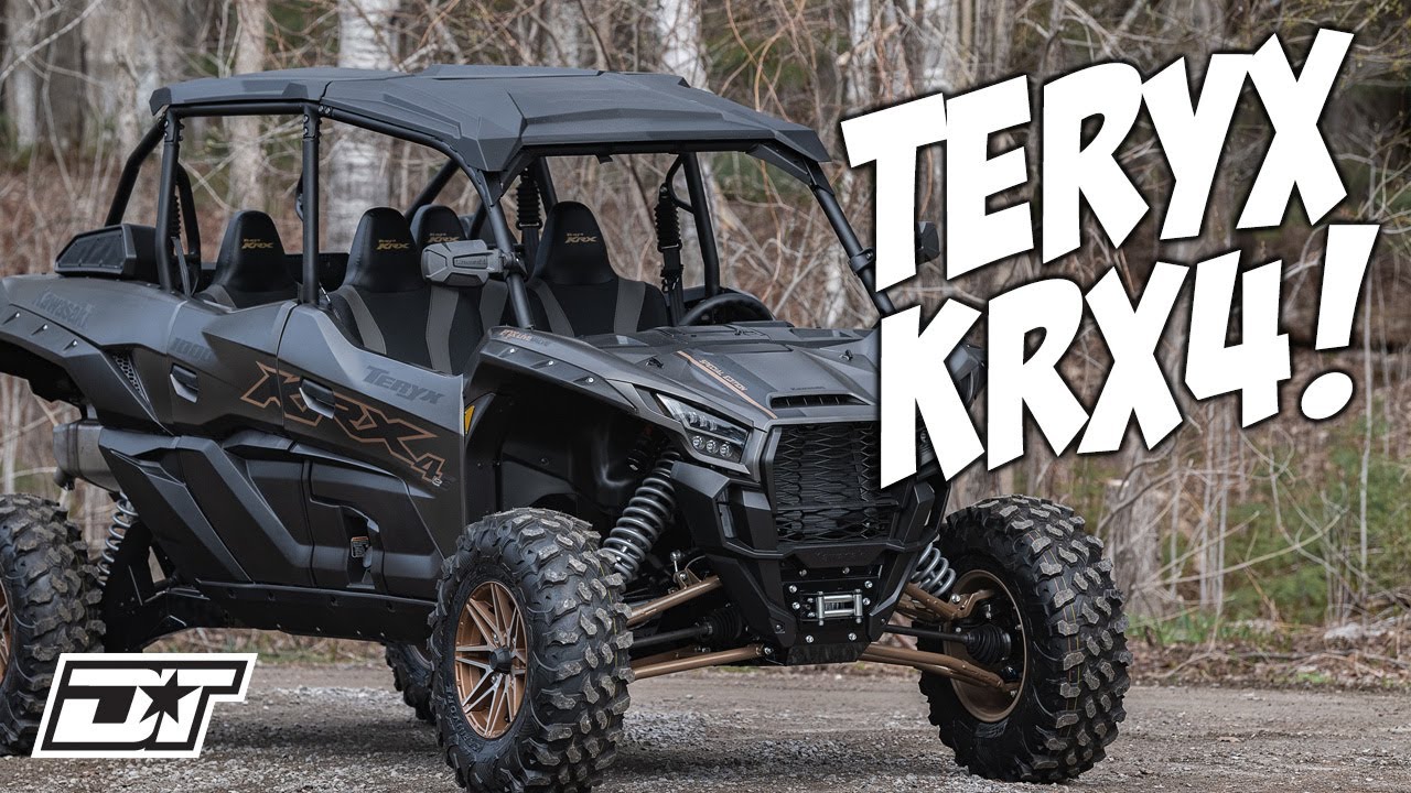 НОВЫЙ 2023 Kawasaki TERYX KRX4 1000 eS Special Edition. Подробный обзор UTV