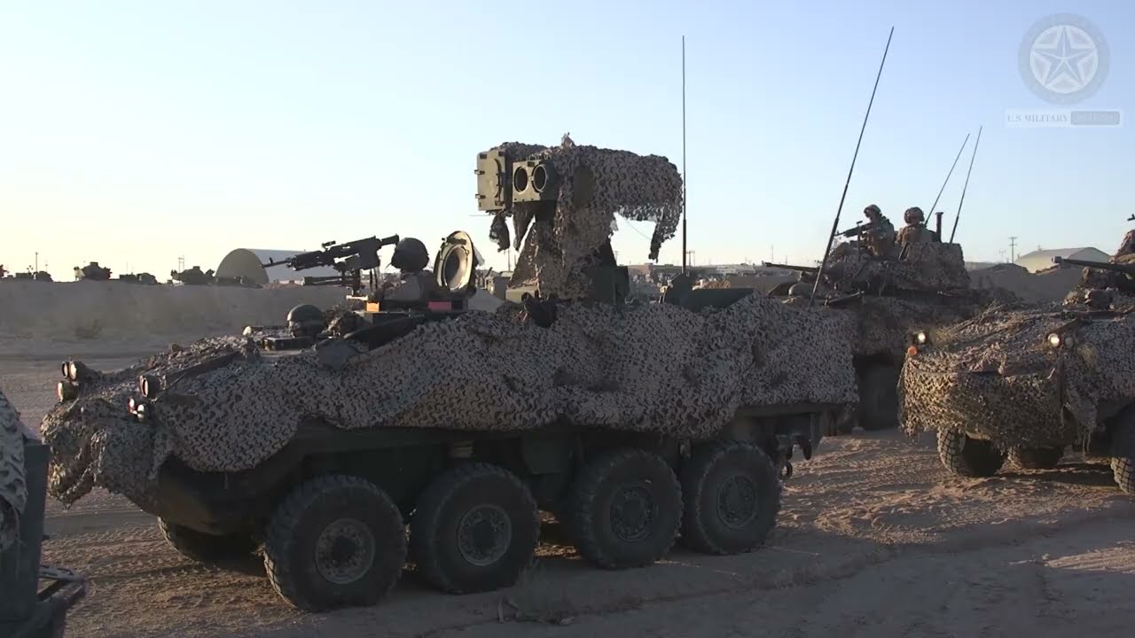 LAR conducts platoon attacks