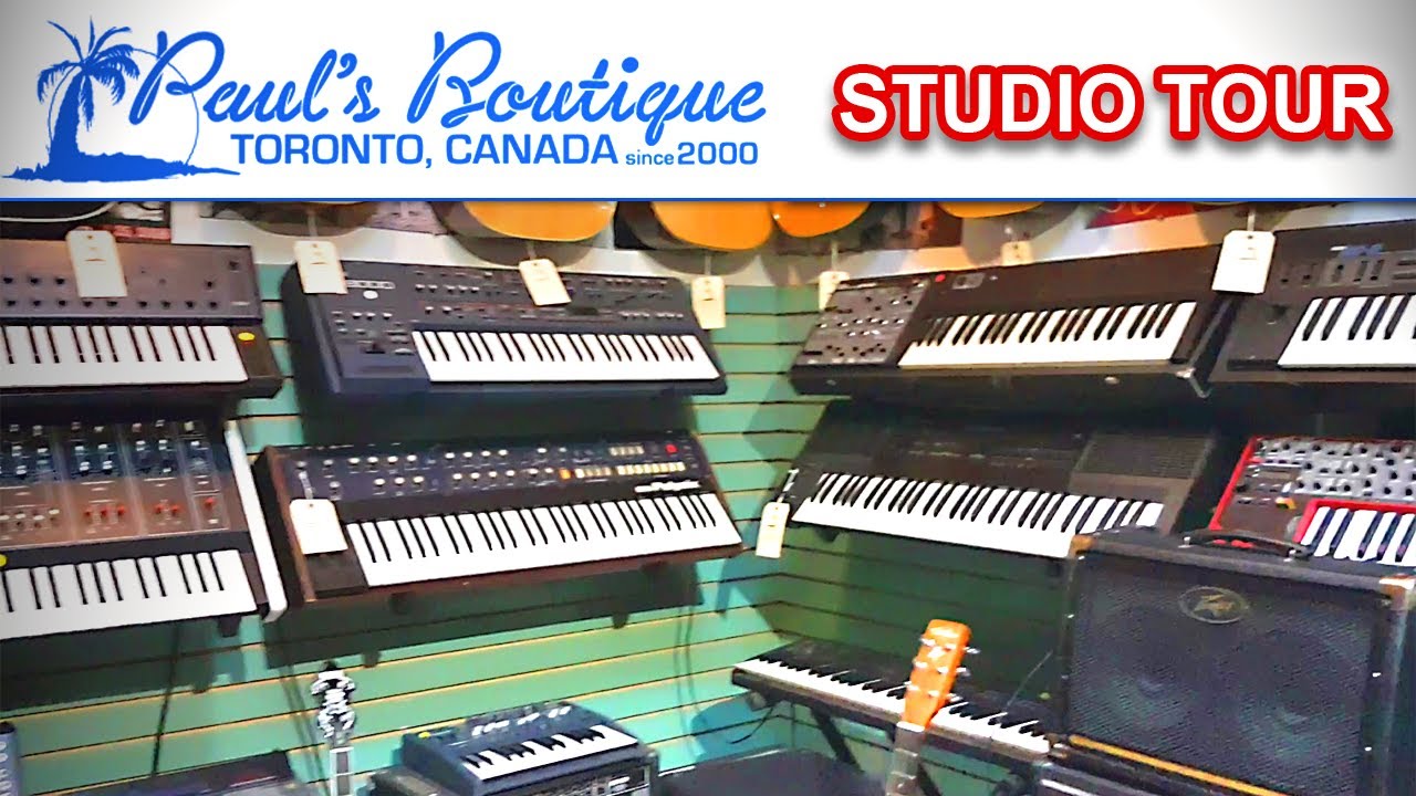 PAUL'S BOUTIQUE - Music Store Tour & Synth Studio  | Toronto, Canada