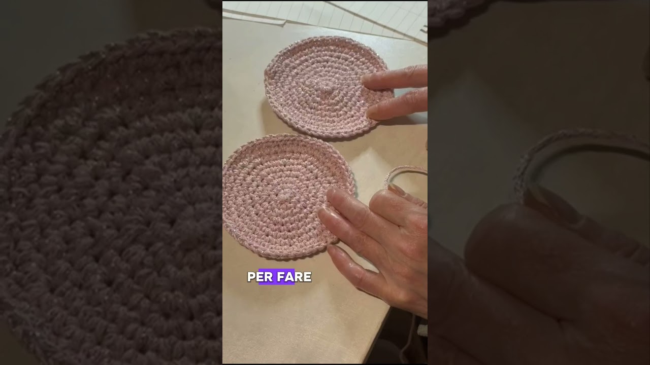   PRIMA PARTE Borsa bauletto realizzata con cordino swan cotton di tresfere e uncinetto numero 4
