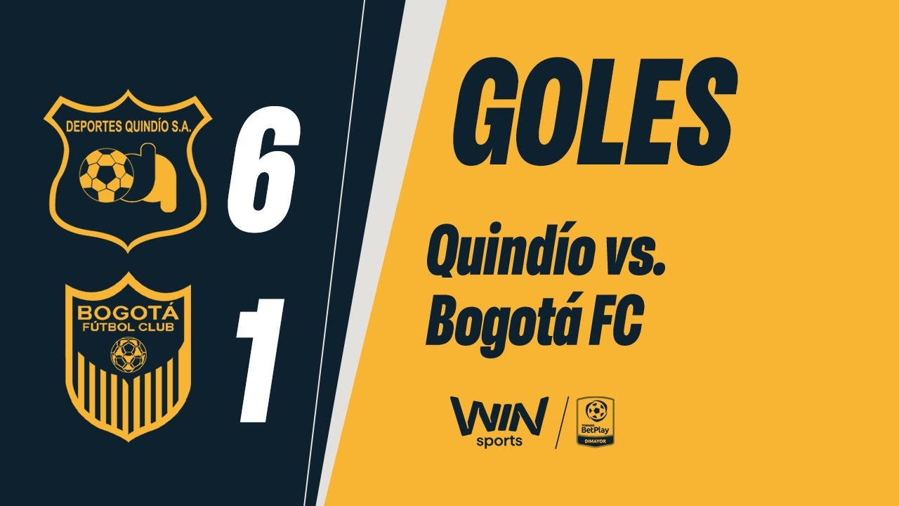 Quind&iacute;o vs. Bogot&aacute; FC (goles) | Torneo BetPlay Dimayor 2025-2 | Fecha 12