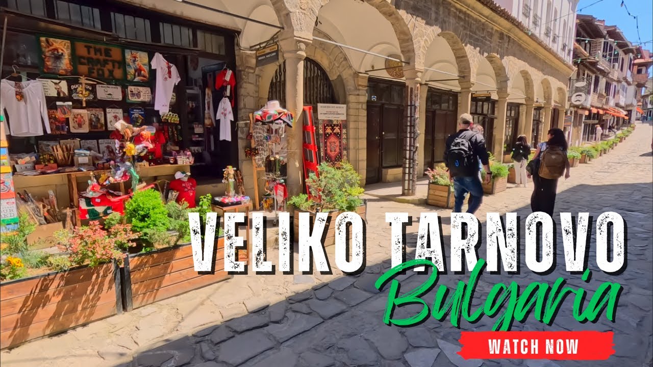 Walking Tour of Veliko Tarnovo & Tsarevets Fortress | Bulgaria in 4K HDR