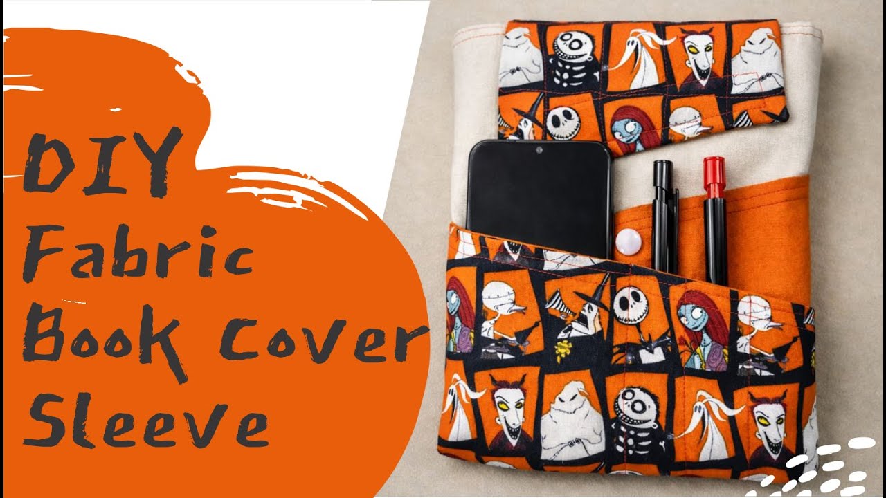 DIY Fabric Book Organizer Sleeve | Easy Sewing Tutorial