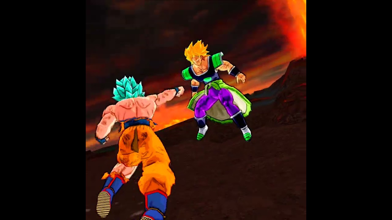RECREAMOS el ATAQUE de GOKU y VEGETA de DBS Broly en DBZ Tenkaichi 3 #dragonball #shorts