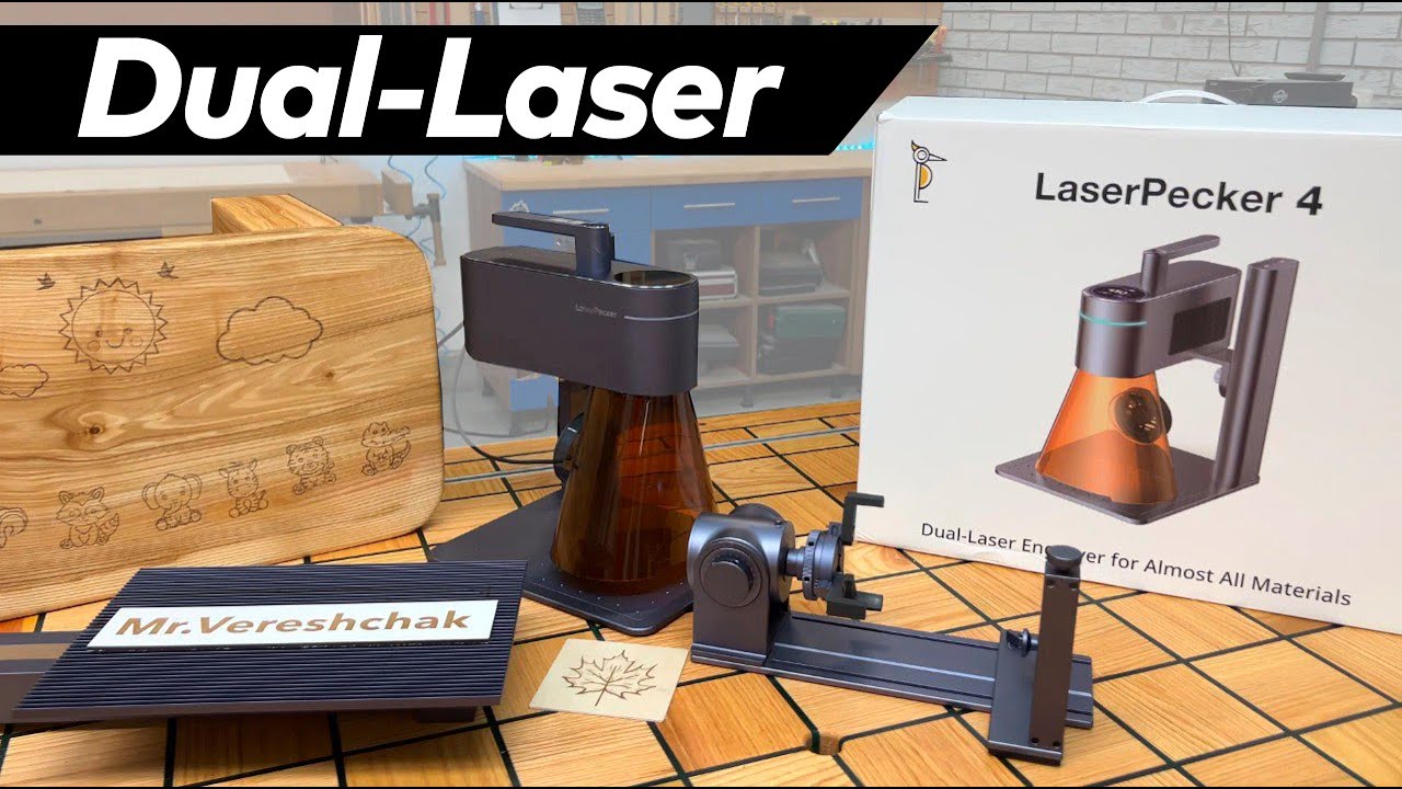 Unboxing Dual LaserPecker LP4 (FOR ALL MATERIALS)