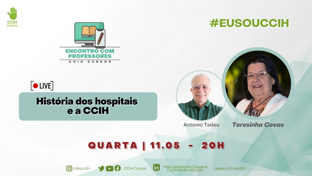 Hist&oacute;ria dos hospitais e a CCIH